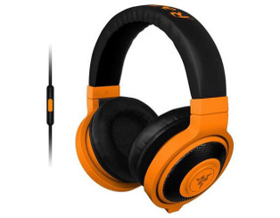 Razer RZ04-01400400-R3U1 Kraken - Analog Music & Gaming Headphones - Stereo - Neon Orange - Mini-phone - Wired