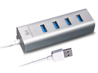 Kingwin KWZ-400 Aluminum 4-Port USB 3.0 Hub