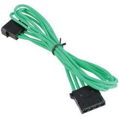 BitFenix BFA-MSC-MM45GK-RP Alchemy Multisleeved 45cm 4Pin Molex Male to 4Pin Molex Female Extension Cable (Green)