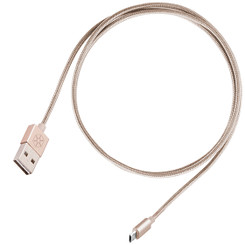Silverstone SST-CPU01G-1800 (Gold) Reversible USB-A to Reversible Micro-B Cable 1.8 meter (6 ft) 
