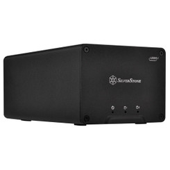 Silverstone SST-DS223 Dual Bay 2.5inch HDD/SSD USB 3.1 Trayless RAID 0/1/JBOD Enclosure