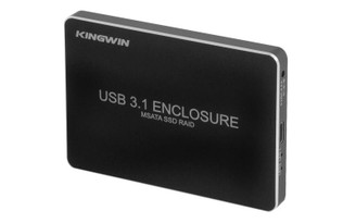 Kingwin KM-U3MSATA-TC Dual MSATA SSD External Enclosure
