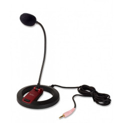 SYBA CL-ME-606 Hi-Fi Desktop Gooseneck Mute Button Microphone 