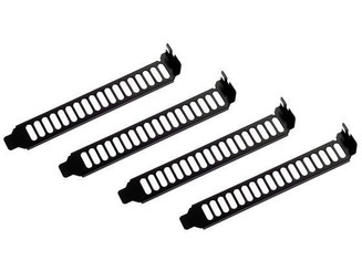 Silverstone SST-Aeroslots-BP Black Painted Aero Slots PCI Slot Cover (4 Pack)