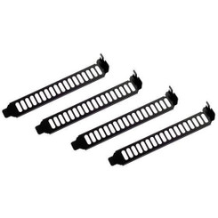 Silverstone SST-Aeroslots-BP Black Painted Aero Slots PCI Slot Cover (4 Pack)