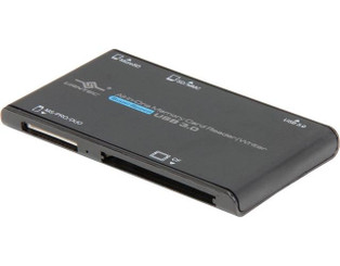 Vantec UGT-CR513-BK All-In-One Memory Card Reader/Writer SuperSpeed USB3.0