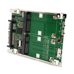 SYBA SD-ADA40107 SATA 6GB/s / USB 3.0 to Dual mSATA RAID Adapter 