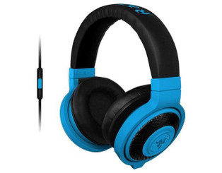 Razer RZ04-01400600-R3U1  Kraken Mobile Headset - Stereo - Neon Blue - Mini-phone - Wired - 32 Ohm - 20 Hz - 20