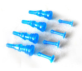 Lamptron Delux UV Blue Rubber Screws for Fans (4 Pack)