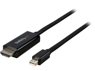 StarTech MDP2HDMM2MB 6feet MiniDisplayPort to HDMI Converter Cable 4K Black 