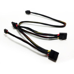 Thermaltake CA00301-CO 4-pin Peripheral Cable (3 Molex w/ 1 Floppy)