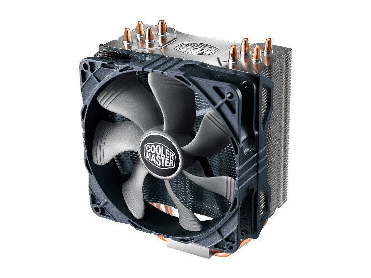 Cooler Master RR-212X-20PM-R1 HYPER 212X CPU COOLER FOR INTEL/AMD ALUMINUM  HEATPIPE