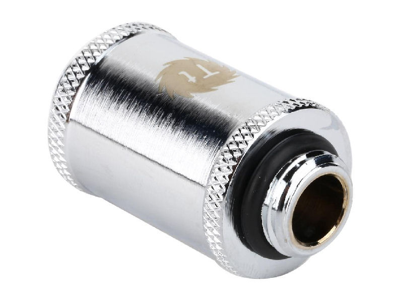 Thermaltake CL-W045-CU00SL-A Pacific G1//4 Female to Male 10mm Extender Chrome