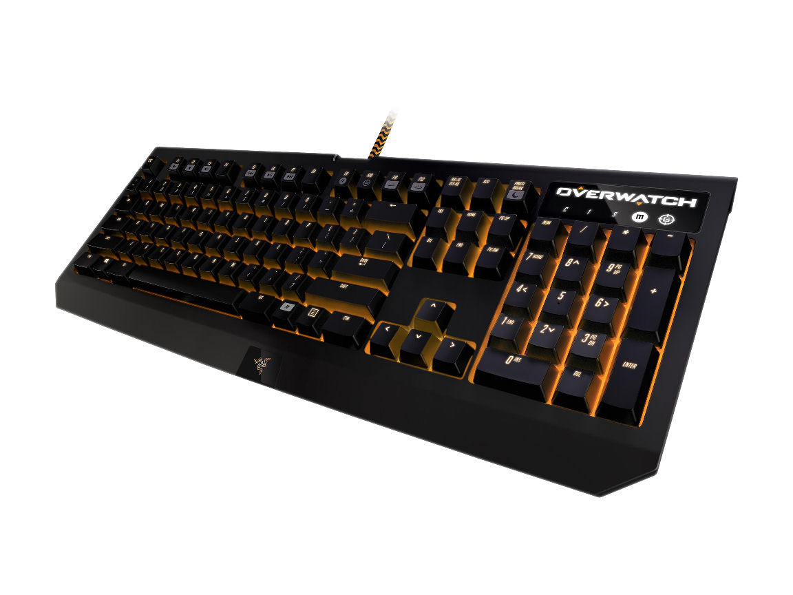 Razer RZ03-01222400-R3M1 Overwatch Razer BlackWidow Chroma Mechanical  Gaming Keyboard