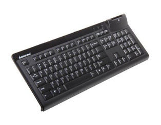 IOGEAR GKBSR201 USB 104-Key Keyboard Integrated Smart Card Reader