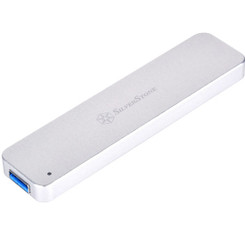 Silverstone SST-MS09S M.2 SATA SSD (B Key) USB3.1 External Enclosure 