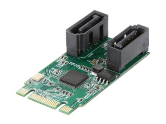 SYBA SI-ADA40127 M.2 B+M Key 22x42 PCIe To 2Ports SATA 6 G III Adapter Card