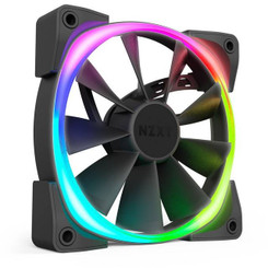 NZXT HF-2812C-D1 Aer RGB 2 Starter Kit 2x 120mm LED Case Fan with HUE 2 Controller 