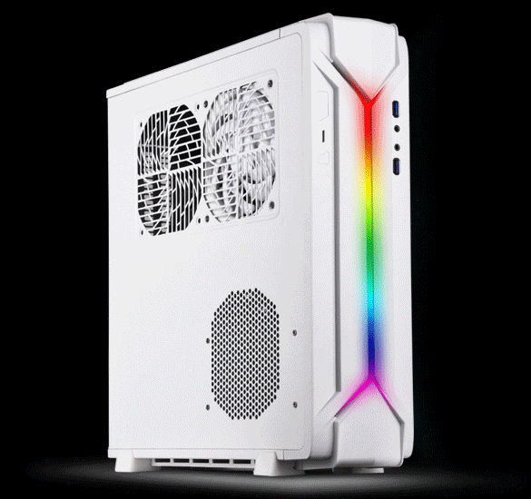 Silverstone SST-RVZ03W-ARGB Mini-ITX/Mini-DTX Slim Desktop