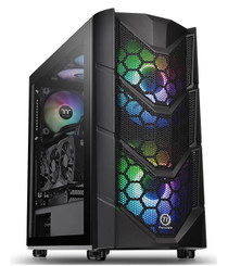 Thermaltake CA-1N7-00M1WN-00 Commander C 36 Dual 200MM ARGB Fans Tempered Glass ATX Mid-Tower Chassis