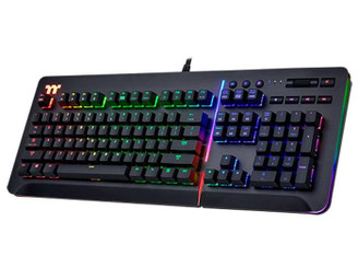 Thermaltake TTGaming KB-LVT-SSBRUS-01 Level 20 RGB Cherry MX Speed Silver Mechanical Gaming Keyboard