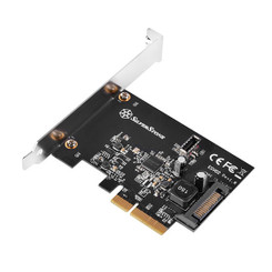 Silverstone SST-ECU02 Low profile PCIe Gen 3.0 x2 Expansion Card w/ 1 x USB3.1 Type-C
