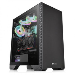 Thermaltake CA-1P5-00M1WN-00 S300 Tempered Glass Mid-Tower Chassis