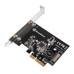Silverstone SST-ECU02-E USB 3.2 Gen 2 Internal 20Pin Key-A PCIe Card