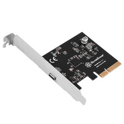 Silverstone SST-ECU06 SuperSpeed USB 20Gbps / USB-C 3.2 Gen 2x2 PCIe Expansion Card