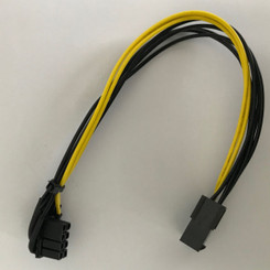 CBL-EPCI08VR-9 9inch 8Pin PCI-E Male to Female Low Profile Right-Angled Cable