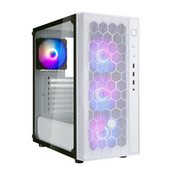 Silverstone SST-FAR1W-PRO MATX/Mini-ITX ARGB White Tempered Glass Case