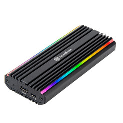 Silverstone SST-MS13 USB-C 3.2 Gen2 10Gbps NVMe / SATA M.2 SSD RGB Enclosure