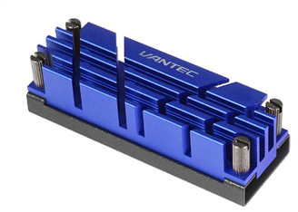 Vantec HS-NVME150-BL ICEBERQ M.2 NVMe/SSD Heat Sink With Thermal Pad