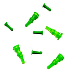 Lamptron LAMP-RS6004 Delux UV Green Rubber Screws for Open Chasis Fan (4 Pack)
