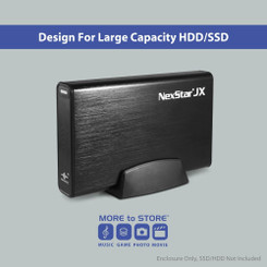 Vantec NST-358SU3-BK NexStar 2.5/3.5inch HDD/SSD USB3.2 eSATA External Enclosure