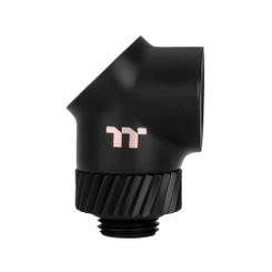 Thermaltake  CL-W398-CU00MK-A Pacific SF 45 & 90 Degree Adapter - Matte Black