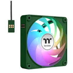 Thermaltake  CL-F220-PL12RG-A CT120 EX ARGB Sync PC Cooling Fan Racing Green (3-Fan Pack)