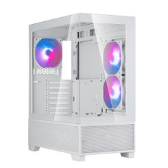 Silverstone SST-LD05-W-ARGB (White) Lucid 05 Exquisite ATX Chassis 270° Panoramic View