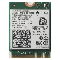 Intel AX210.NGWGII.NV Wi-Fi 6E AX210 (Gig+) 2230 2x2 AX R2 (6GHz)+BT NovPro