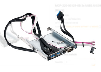 Supermicro MCP-220-00129-0B Drive Bay Adapter 2xUSB3.0/COM