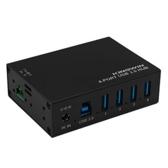 Kingwin KWI-TPHUB04 4 Port USB Hub Metal Mountable ESD Protection