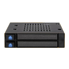 ICY DOCK MB522SP-B flexiDOCK 2x2.5inch SSD Trayless Hot Swap Mobile Rack
