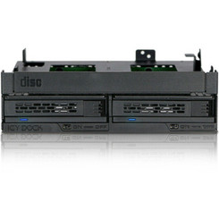 ICY DOCK MB732SPO-B ExpressCage 2x2.5 inch SATA HDD/SSD Hot Swap Cage