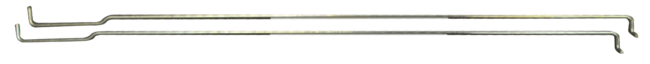 1976-87 GM Truck tailgate rod set