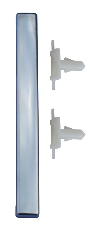 1985-87 GM Truck upper inner grille molding dual headlights