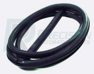 This windshield seal comes with lock strip and fits 1951-53 Chevrolet and GMC trucks with no chrome trim.