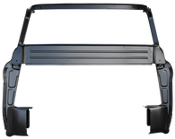 This 2nd Series full inner cab back, with big back glass, side fits 1955-1959 Chevrolet and GMC Pickup Trucks. Comes with inner cab corners and B pillars.
