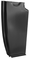 This lower rear door pillar, passenger's side fits 55-59 Chevrolet and GMC trucks
