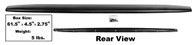 This padded black dash pad fits 1967-72 Chevrolet and GMC trucks