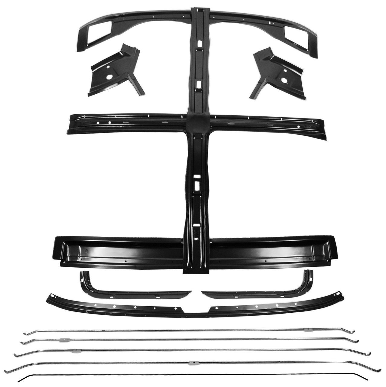 67-68 Camaro Roof Brace Kit - Nsane HotRodz Parts
